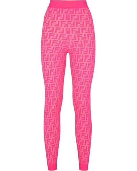 pink fendi leggings